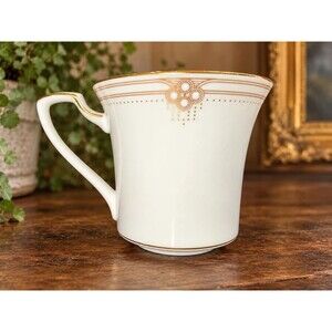 Vintage Noritake Satin Gown 7730 Fine China Teacup Gold Trim Japan Cup Only